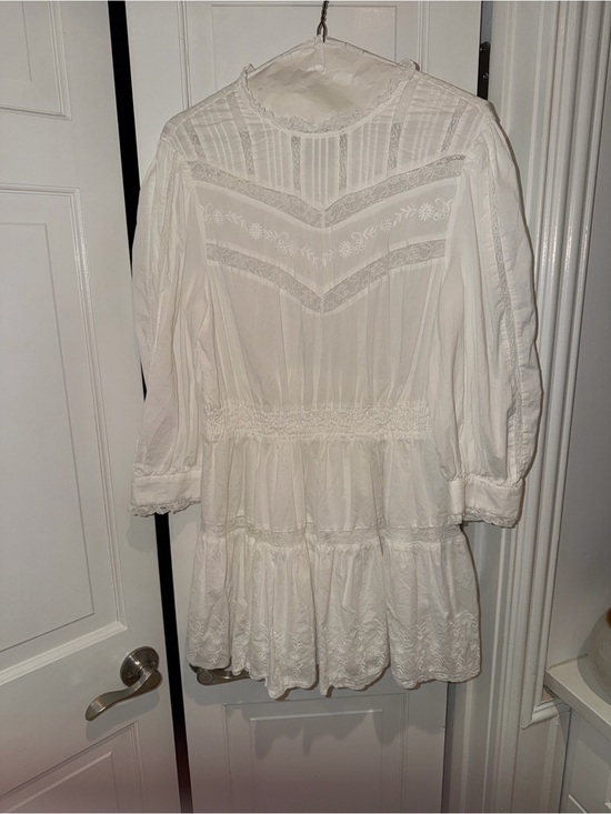 LoveShackFancy Dresses & Skirts - LoveShackFancy Ivory Embroidered Lace Blouse
